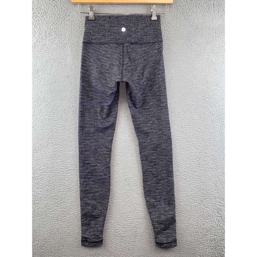 LULULEMON Womens 6  Gray Wunder Under High Rise‎ Cropped Leggings